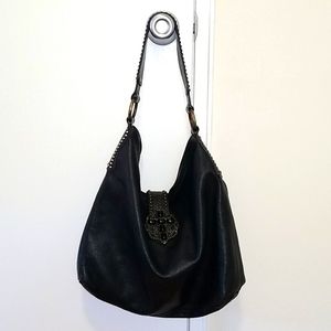 Black slouchy Hobo bag